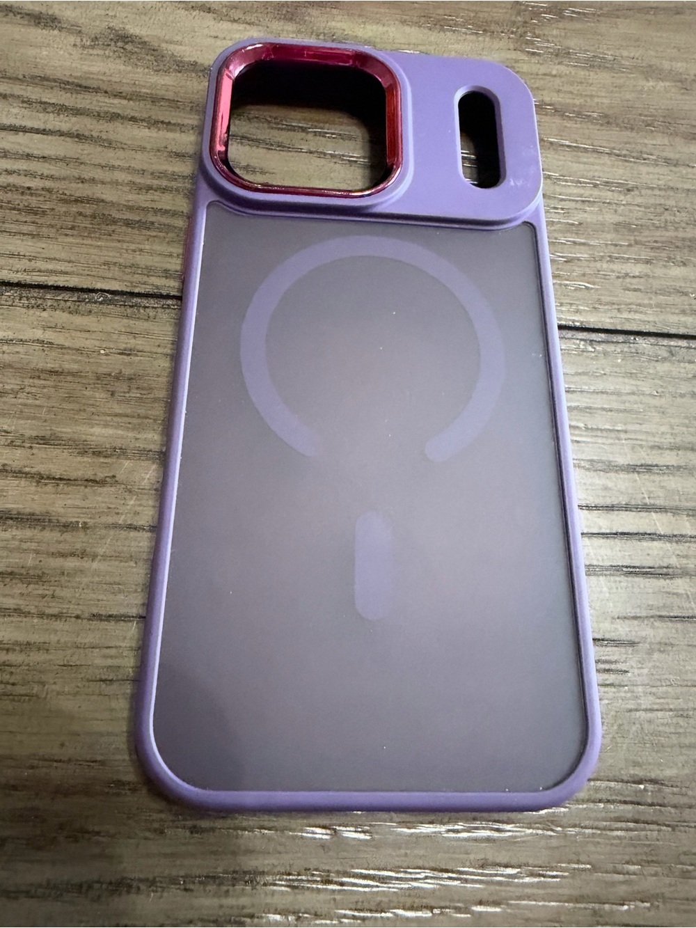 iPhone 17 Promax Purple MagSafe Compatible Phone Case like new.